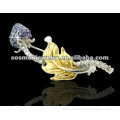 925 silver brooch with fashionable design
